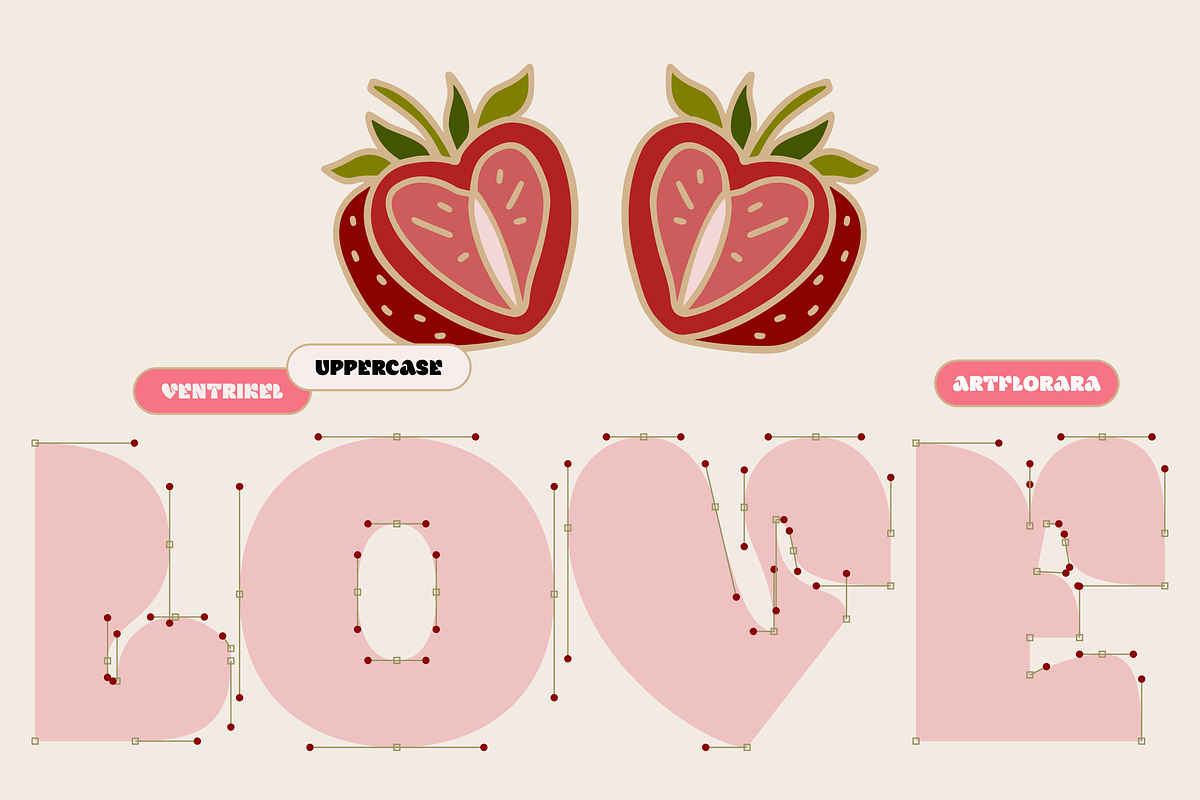 VENTRIKEL - ExtraBold Display Font, a Sans Serif Font by Artflorara (Photo 6 of 19)