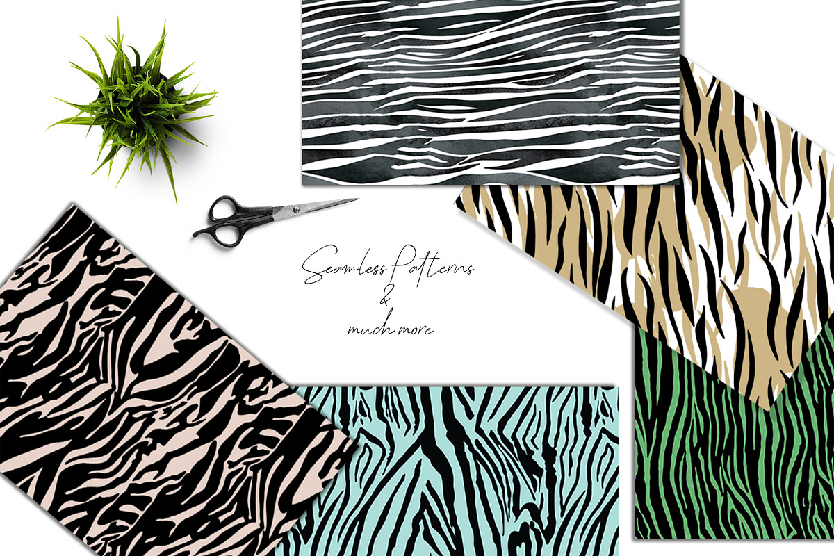 Zebra Patterns | 14 Prints Design, a Pattern Graphic by Luiz da Rolt Grathwohl (Photo 8 of 10)