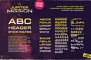 Jupiter Mission: A Retro Sci-Fi Font, a Handwritten Font by Wingsart Studio (Thumbnail 3 of 13)