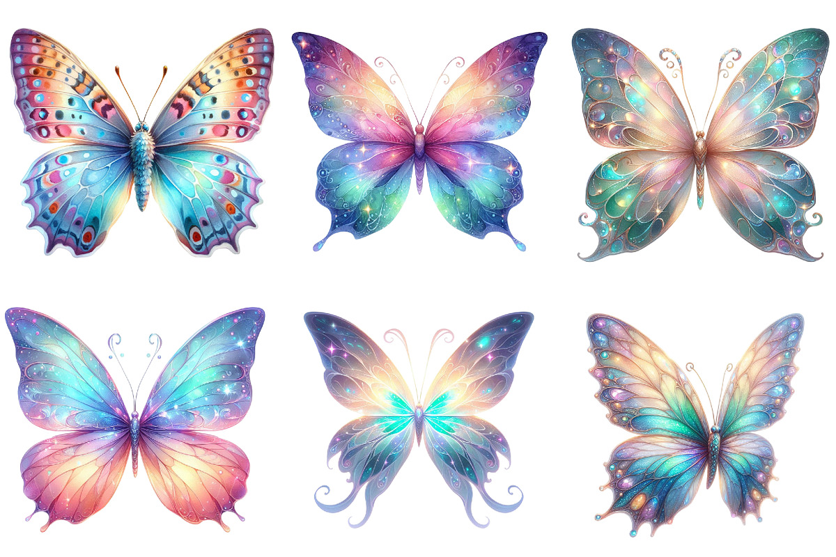 Magic Butterflies Clipart Butterfly, a Graphic by CitraGraphics (Photo 5 of 5)