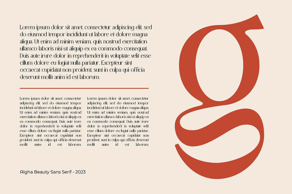 Algha | Beauty Sans Serif, a Sans Serif Font by Youthlabs Studio (Photo 7 of 20)