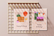 Happy birthday cards designs set, an Object Illustration by Good Studio (Thumbnail 13 of 17)