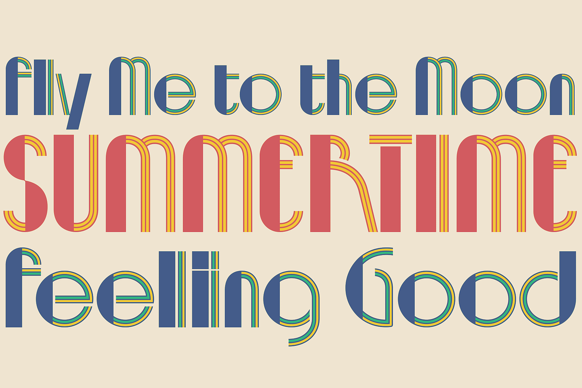 Rhumba Family, a Sans Serif Font by Stiggy & Sands (Photo 3 of 9)
