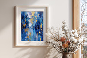 Blue Gold Abstract Illustration, a Decorative Illustration by Housui Patterns (Thumbnail 5 of 12)