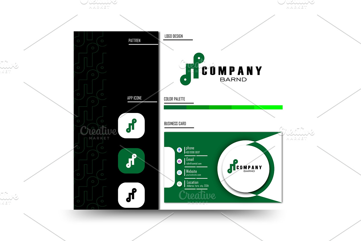 PROFESSIONAL LOGO DESIGN LETTER H,P, a Branding & Logo Template by Zr, PROJECT