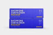 Shipping Container Mockup Set, a Packaging Mockup by mockupatelier (Thumbnail 11 of 12)
