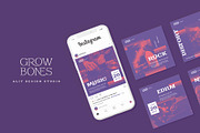 Grow Bones Family Stencil Font, a Serif Font by alit design (Thumbnail 3 of 16)