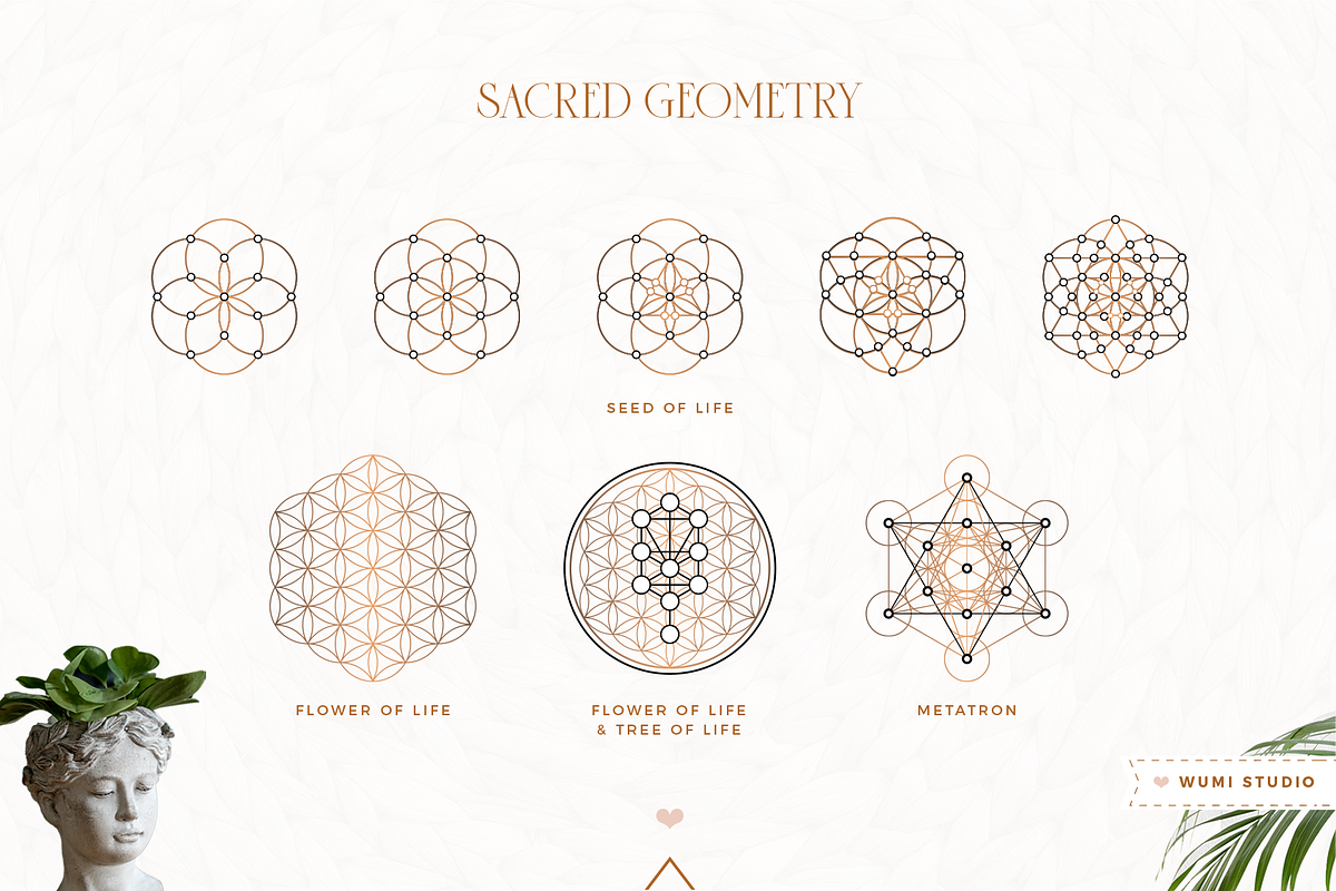 Sacred Geometry | Gold & Black, an Illustration by Wumi Studio (Photo 1 of 8)