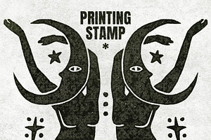 Stamp Print Effect, a Layer Style Add-On by Design Squad