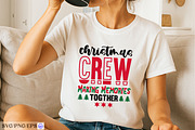Christmas Crew SVG Cut File, a Seasonal Illustration by mh_arif (Thumbnail 2 of 3)