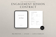 Engagement Session Contract, a Stationery Template by Cagdas Yoldas (Thumbnail 1 of 8)
