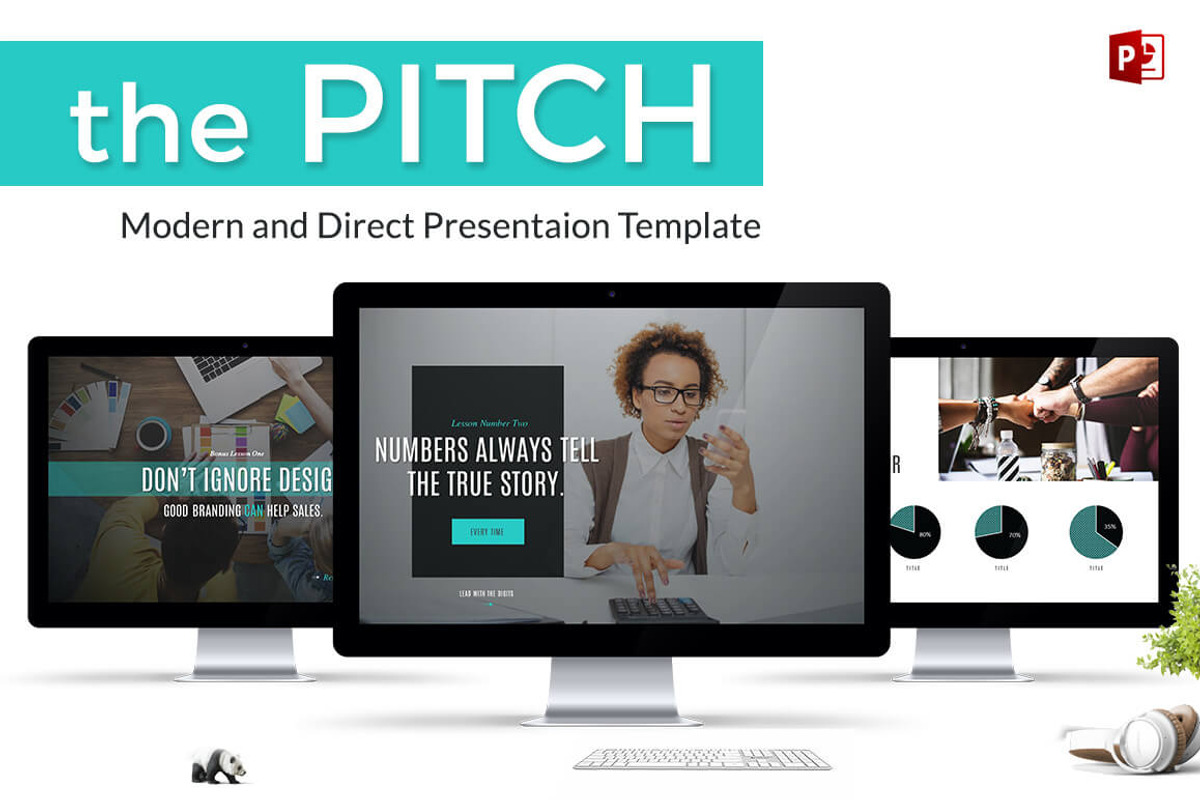 The Pitch, A PowerPoint Presentation, a Presentation Template by Bryant Design (Photo 1 of 5)