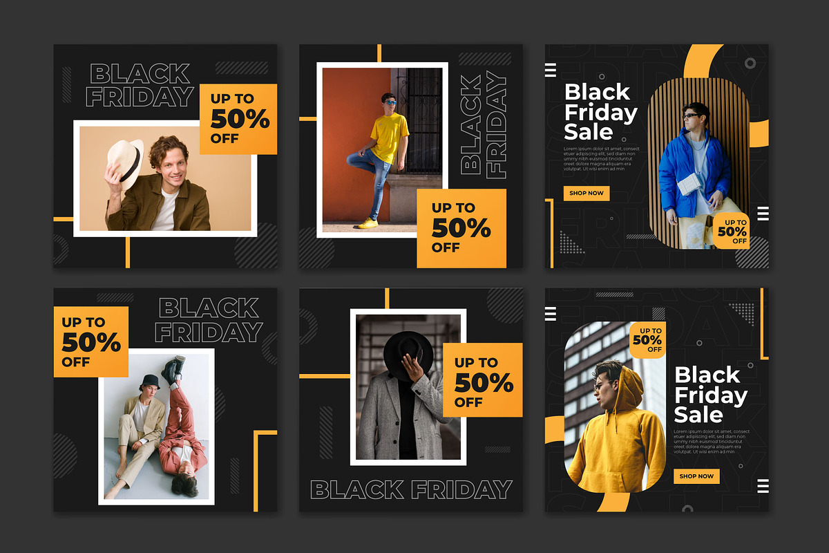 Set of Black Friday social media, a Social Media Template by Warm Snow (Photo 2 of 3)