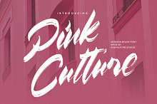 Pink Culture Modern Brush Font
