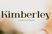 Kimberley | A Modern Serif Font, a Serif Font by Emalee Roth (Thumbnail 1 of 8)