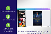 Pastor Anniversary Banquet Flyer, a Flyer Template by Four C Graphic (Thumbnail 4 of 10)