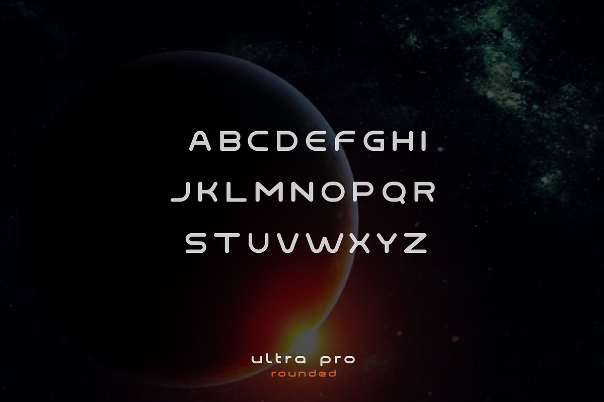 Ultra Pro Rounded Font Family preview 3