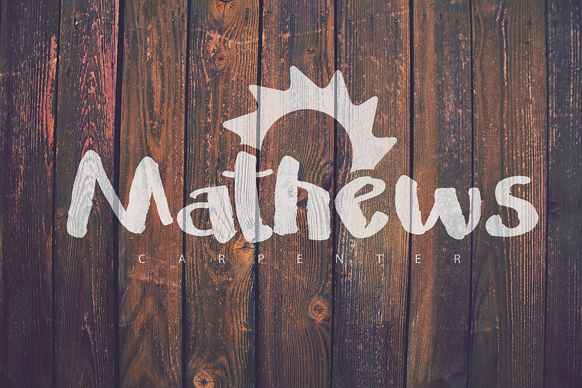 HUNK Brush Typeface preview 4