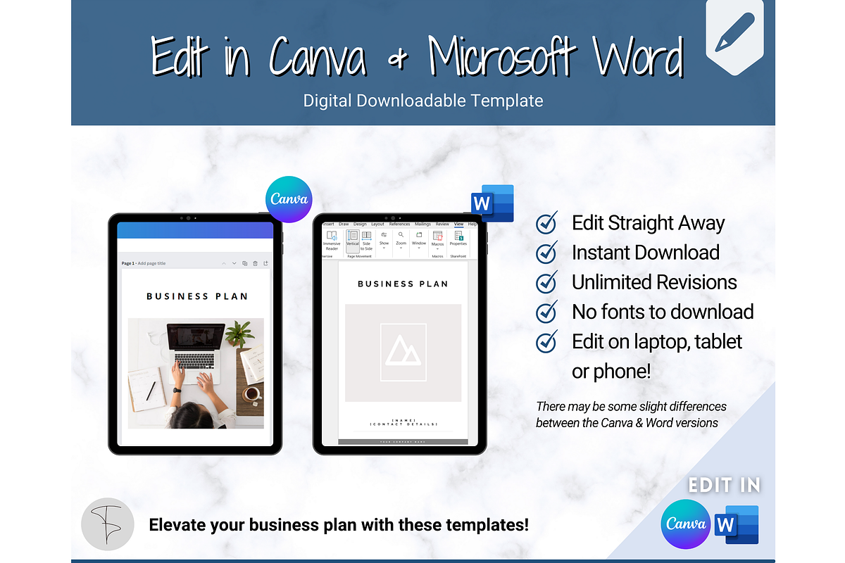 Small Business Plan Template - 17pg, a Marketing Template by Templatables (Photo 7 of 9)