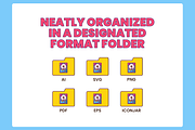 90 Podcasts Icon Set Icons, a Solid Icon by Flat Icons (Thumbnail 6 of 7)