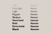 Kenvor Contemporary Sans Serif, a Sans Serif Font by Muksal Creative (Thumbnail 2 of 12)