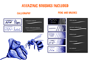 The Ballpoint Artist Kit - Procreate, a Brush Add-On by Ink by Stefi (Thumbnail 2 of 5)