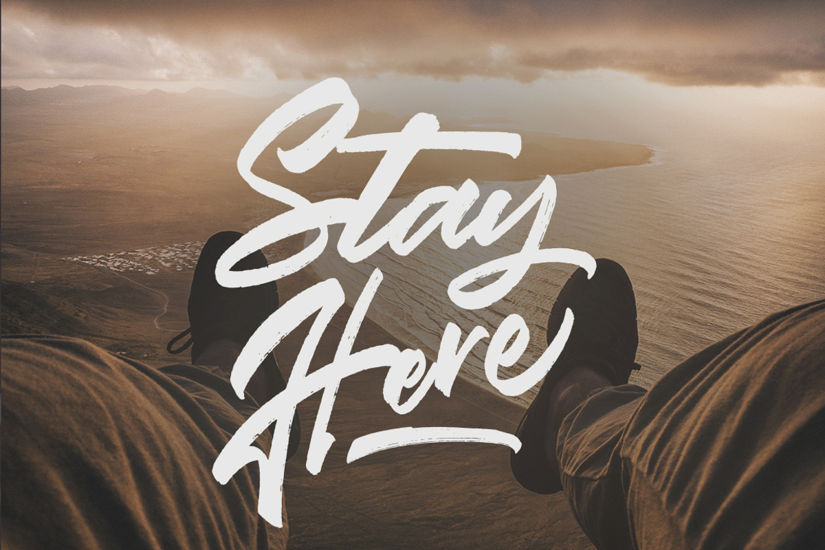 Mind Blowing 3 Brush Font Set 40%OFF preview 8