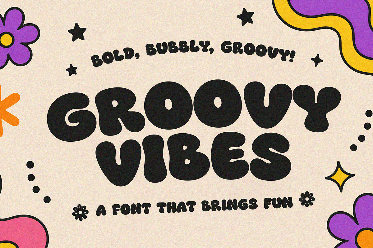 Moggy - Groovy Display Font, a Sans Serif Font by NTC Graphic (Photo 3 of 10)