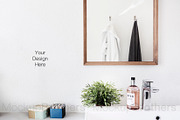 Bathroom mockup mock up 22, a Print Template by MockUpBrothers (Thumbnail 2 of 5)