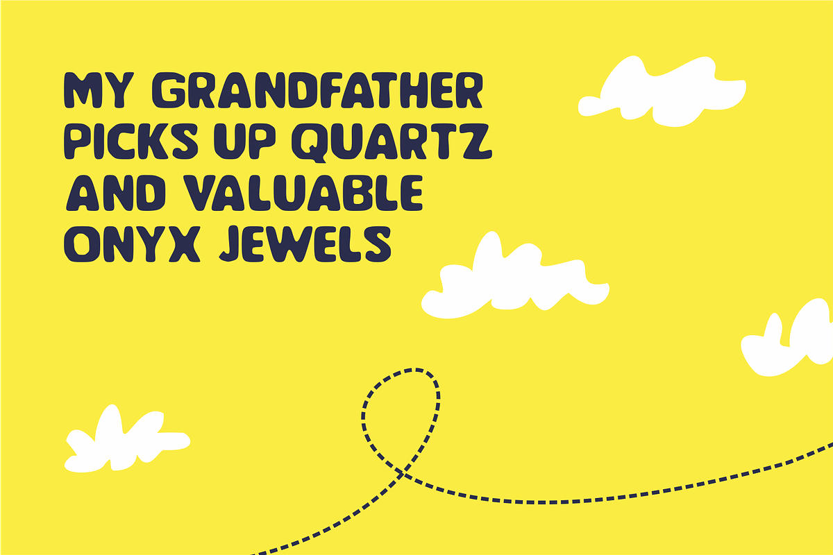 GROULETTE, a Font by takoliko (Photo 2 of 11)