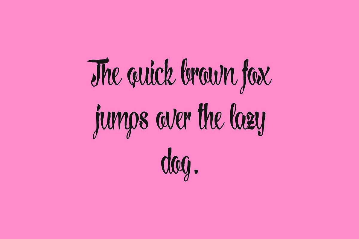 Lovely Madness, a Script Font by Mirco Zett (Photo 3 of 5)