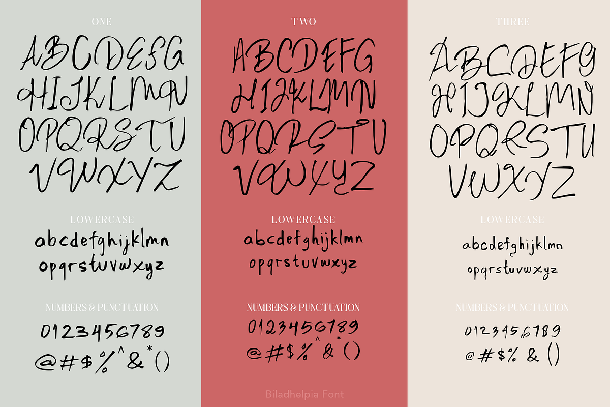 Biladhelpia Handwritten Font, a Script Font by madeDeduk (Photo 5 of 15)