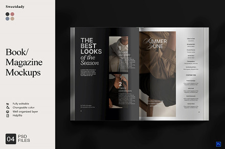 Book/Magazine Mockups