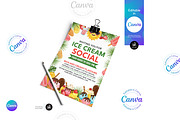 Ice Cream Social Flyer, a Flyer Template by Aam360 (Thumbnail 2 of 3)