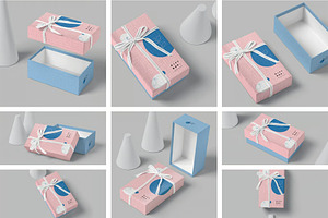 Gift Box Mockup, a Packaging Mockup by megostudi0