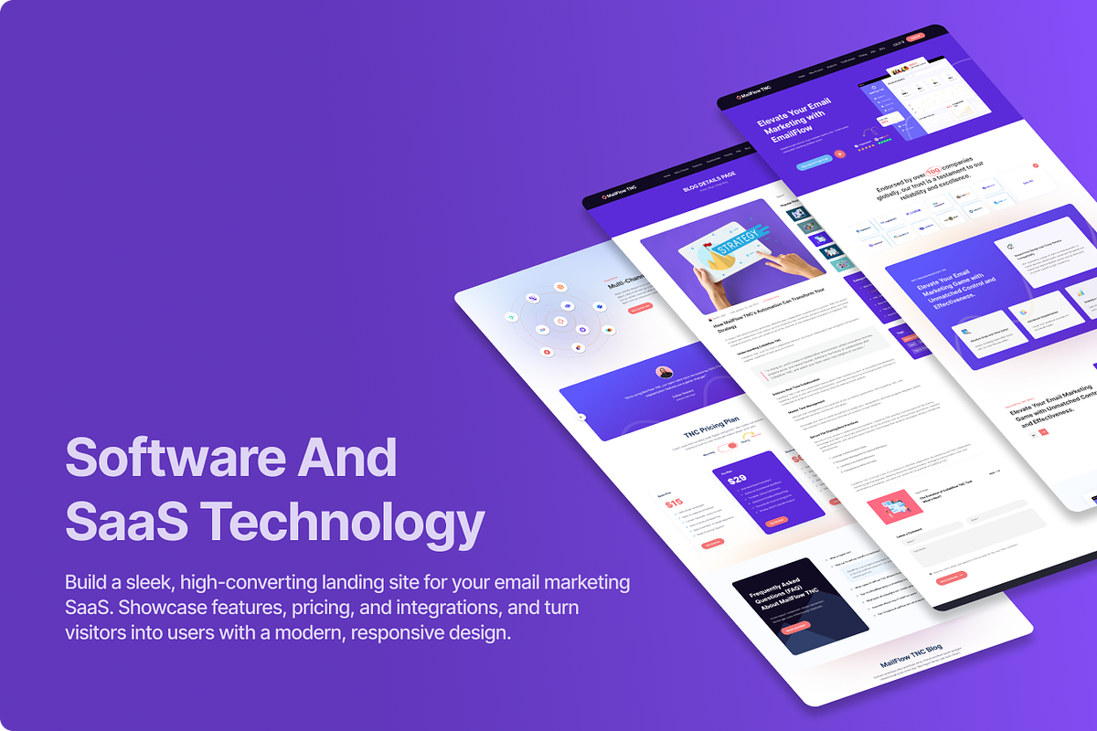 MailFlow TNC, Marketing Figma UI Kit, an UI Kit Template by TNCFlow (Photo 5 of 5)