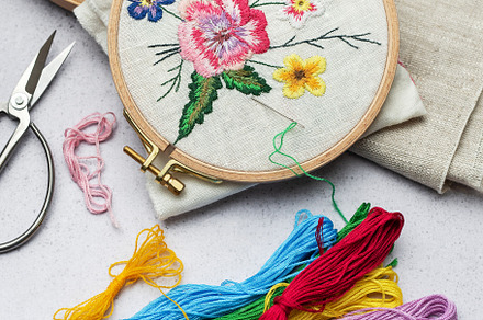 The process of hand embroidering, an Arts & Entertainment Photo by Olena Rudo