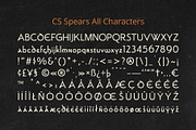 CS Spears – Uncial Font, a Sans Serif Font by Craft Supply Co. (Thumbnail 8 of 8)
