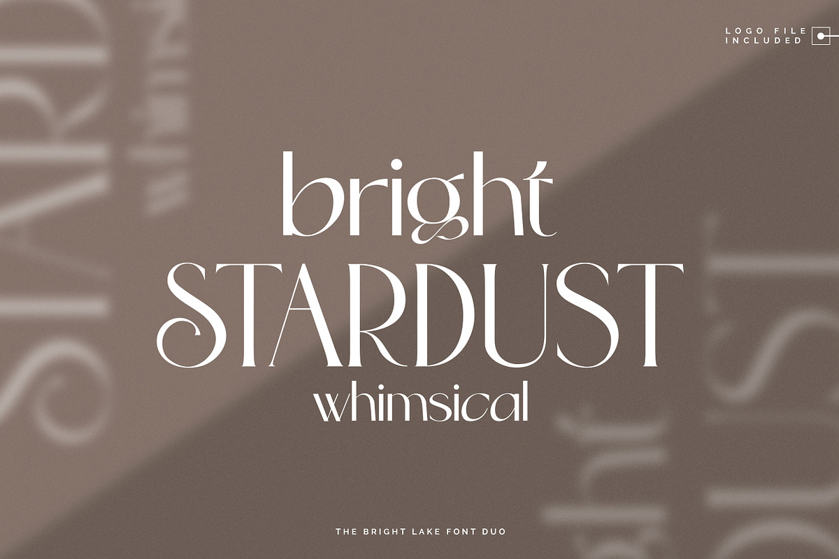 The Bright Lake Font Duo + Logos, a Serif Font by SNIPESCIENTIST (Photo 19 of 31)