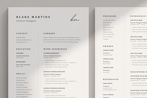 Minimalist Resume Designers Canva