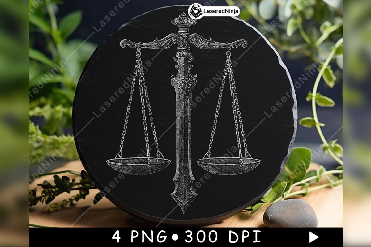 Justice Scale Sword Balance, a Background Graphic by LaseredNinja (Photo 3 of 7)