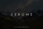 Xerome Display Typeface with Webfont, a Sans Serif Font by Webhance Studio (Thumbnail 4 of 4)