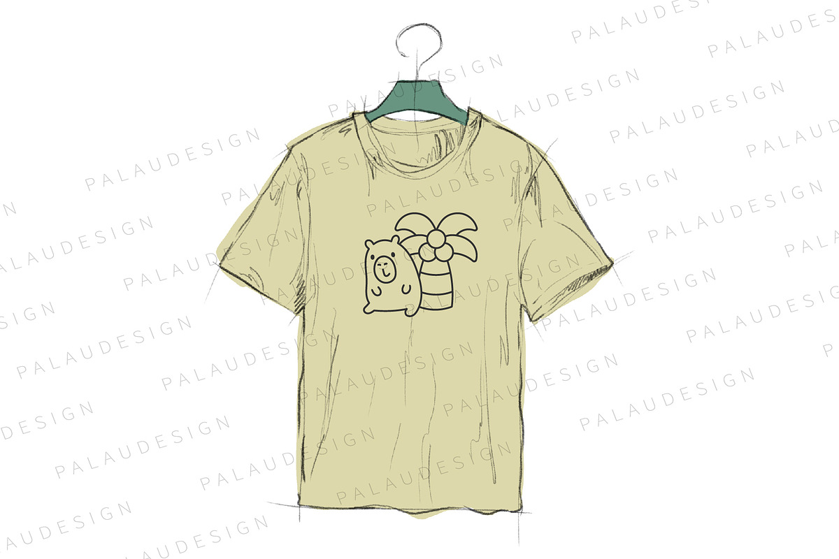 Cute Capybara Jungle Adventure, an Animal Illustration by Palau (Photo 5 of 12)