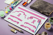 Pink fashion stylish ribbon banners, an Object Graphic by ExpressShop (Thumbnail 2 of 7)