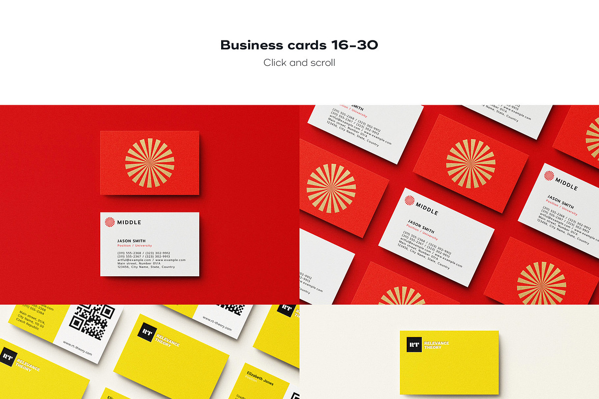 Business Card Logo Template Bundle, a Product Mockup by FoundImages (Photo 5 of 163)
