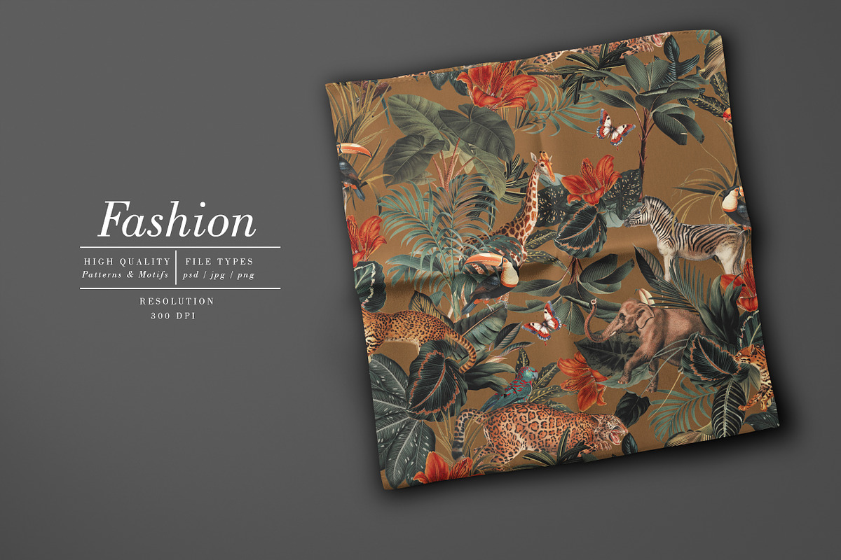 Savanah Pattern Summer, a Wallpaper Graphic by Luiz da Rolt Grathwohl (Photo 6 of 8)