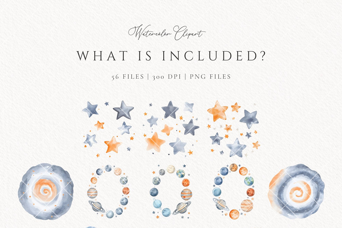 First Trip Around The Sun Space, an Education Illustration by Invite to Clipart (Photo 6 of 8)
