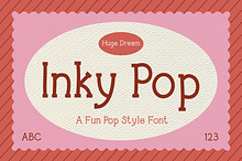 Inky Pop – Fun Pop Style Font