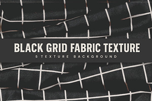 Black Grid Fabric Texture, a Texture Graphic by Pitchlook.Studio