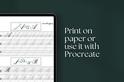 Copperplate Calligraphy Worksheets, a Templates & Theme by An Inkling Of Curry (Thumbnail 4 of 9)